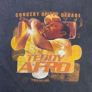 Teddy Afro Ethiopia Ethiopian rap tee tour concert shirt